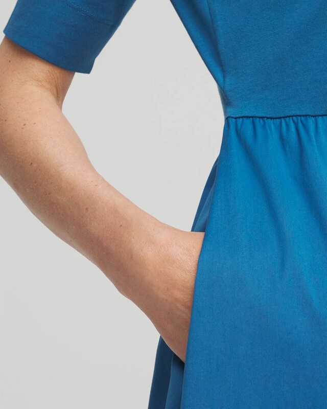 Knit Woven Mix Maxi Dress - image 4